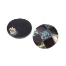 Abalone Muschel Cabochon Cut Round 30mm with Ear Studs...