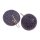 Rochenleder Ohrringe Cabochon Cut Twilight Purple Polished Ohrringe,925 Sterling Silver 25mm