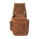 Greenburry Vintage Leder Kellnertasche braun | 15,5x11,5cm