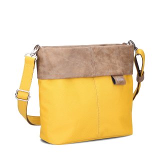 zwei OLLI OT8 Handtasche Tasche Frauentasche Umhängetasche  yellow