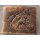 Greenburry Vintage Leder Geldbörse Pferdemotiv braun | Querformat