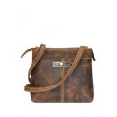 Greenburry Vintage Umhängetasche Leder 25 cm
