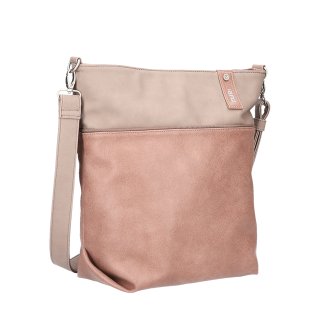 zwei JANA J12 Handtasche Damentasche Umhängetasche Freizeittasche blush