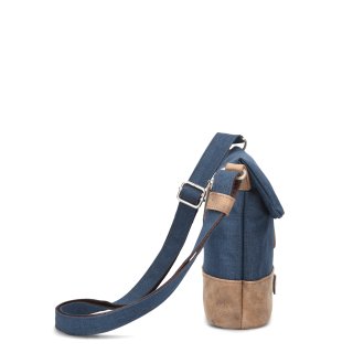 zwei OLLI OT6 Tasche Handtasche Damentasche Frauentasche blue