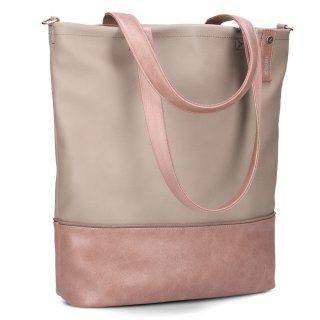 zwei JANA J145 Shopper Handtasche blush
