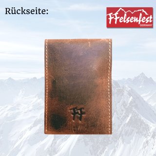 FFelsenfest Nagelpflegeset Maniküre-Pediküre-Set I Echt Leder vintage Style 4tlg