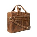 Greenburry Vintage Business-Mappe 17" Laptop Leder