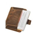 Greenburry Geldbörse Vintage magic wallet coinpocket RFID  braun