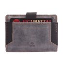 Greenburry Geldbörse Vintage magic wallet coinpocket RFID steel blue