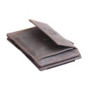 Greenburry Geldbörse Vintage magic wallet coinpocket RFID steel blue