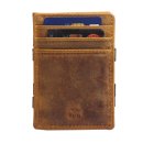 Greenburry Geldbörse Vintage magic wallet coinpocket RFID sahara tan