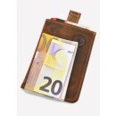 Greenburry Vintage Karten-Clip RFID Leder