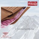 FFelsenfest Geldbörse Leder Portemonnaie mit Angler-Motiv I Geschenk für Angler I RFID Schutz