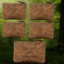 FFelsenfest Leder-Schlüsselmappe personalisiert / Schlüsselmäppchen mit Wunschnamen
