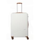 Travelite BALI 4w Trolley L, Weiss/cognac