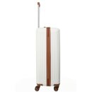 Travelite BALI 4w Trolley L, Weiss/cognac