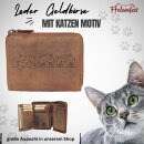 Geldbörse mit Katzen Motiv I Lederbörse mit katzen