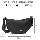 ZWEI MADEMOISELLE.M Umhaengetasche M50 nubuk-black