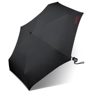 Esprit  Regenschirm Minischirm Schirm schwarz