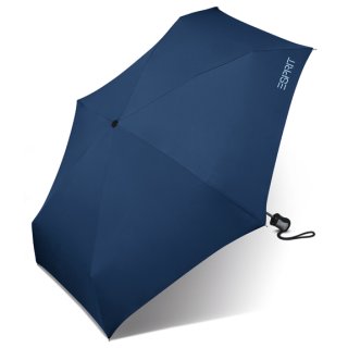 Esprit Regenschirm Schirm Mini dunkelblau Minischirm