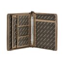 Greenburry Schreibmappe Leder Collegemappe braun...